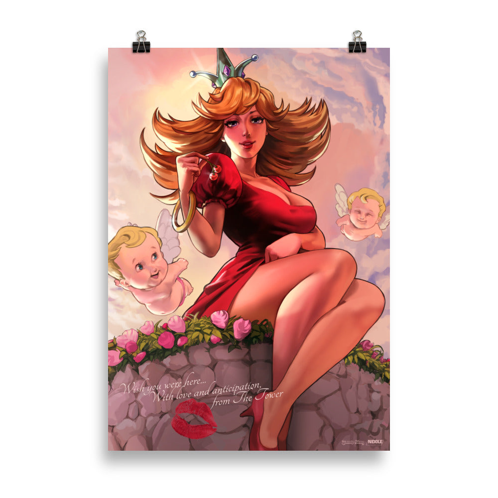 Babe's Postcard from The Tower - Giclée print