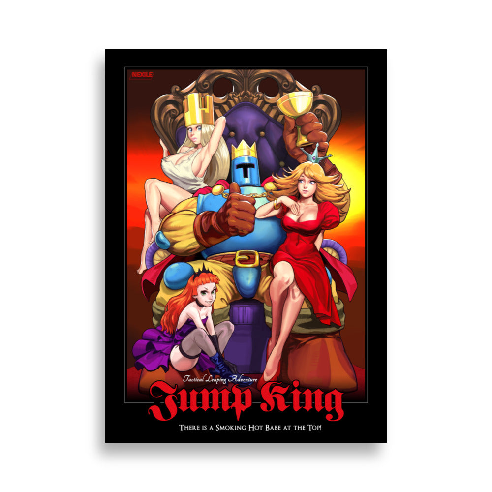 Jump King Throne - Giclée print