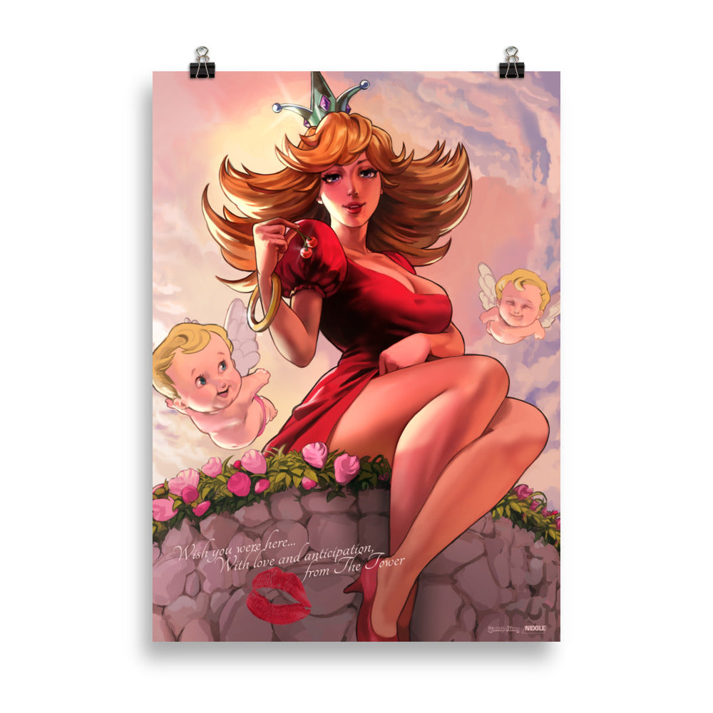 Babe's Postcard from The Tower - Giclée print