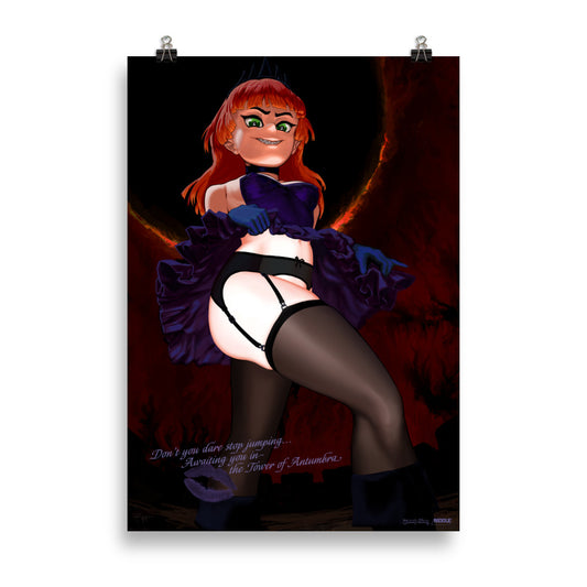 Babe's Postcard from The Tower of Antumbra - Giclée print